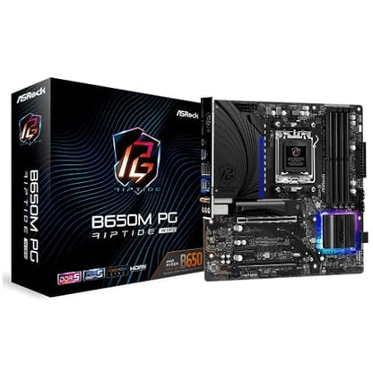 ASRock B650M PG Riptide WiFi AMD Socket AM5 Ryzen 7000 Series Processors Motherboard