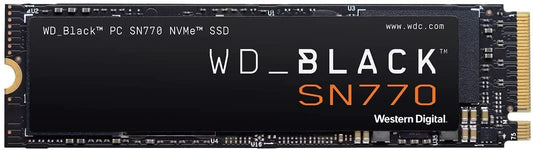 Western digital WD_BLACK 1TB SN770 NVMe Internal Gaming SSD Solid State Drive - Gen4 PCIe, M.2 2280, Up to 5,150 MB/s - WDS100T3X0E