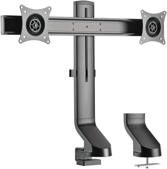 Tripp Lite Dual-Display Monitor Arm w/Desk Clamp Height Adjustable 17-27in (DDR1727DC)