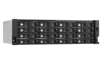 QNAP TL-R1600PES-RP-US 16 Bay 3U Short Depth rackmount PCIe Interface SATA JBOD for petabyte-Scale Expansion (Diskless)