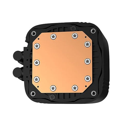 DeepCool LS520 SE Liquid Cooler 240mm 4th Gen Dual-Chamber Pump 3100RPM 280w TDP AIO Cooler Anti-Leak Tech with ARGB Fans CPU Water Cooler Narrow Frame Infinity Mirror Block for AMD AM4,Black 240mm Black