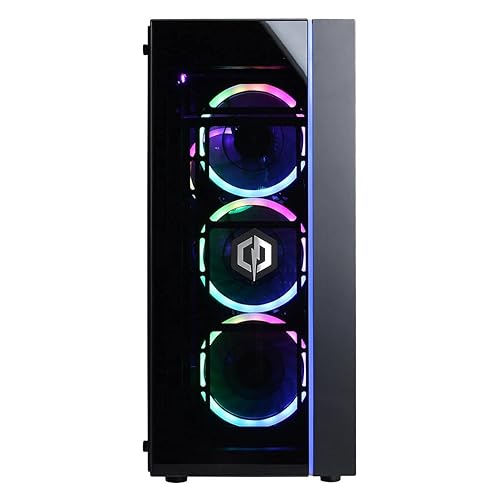 CyberPowerPC Gamer Master Gaming Desktop Computer, AMD Ryzen 3 4100 3.8GHz, 8GB RAM, 500GB SSD, NVIDIA GeForce RTX 3050 8GB, Windows 11 Home