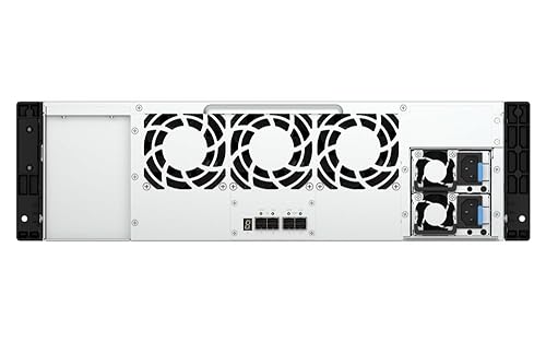 QNAP TL-R1600PES-RP-US 16 Bay 3U Short Depth rackmount PCIe Interface SATA JBOD for petabyte-Scale Expansion (Diskless)