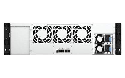 QNAP TL-R1600PES-RP-US 16 Bay 3U Short Depth rackmount PCIe Interface SATA JBOD for petabyte-Scale Expansion (Diskless)