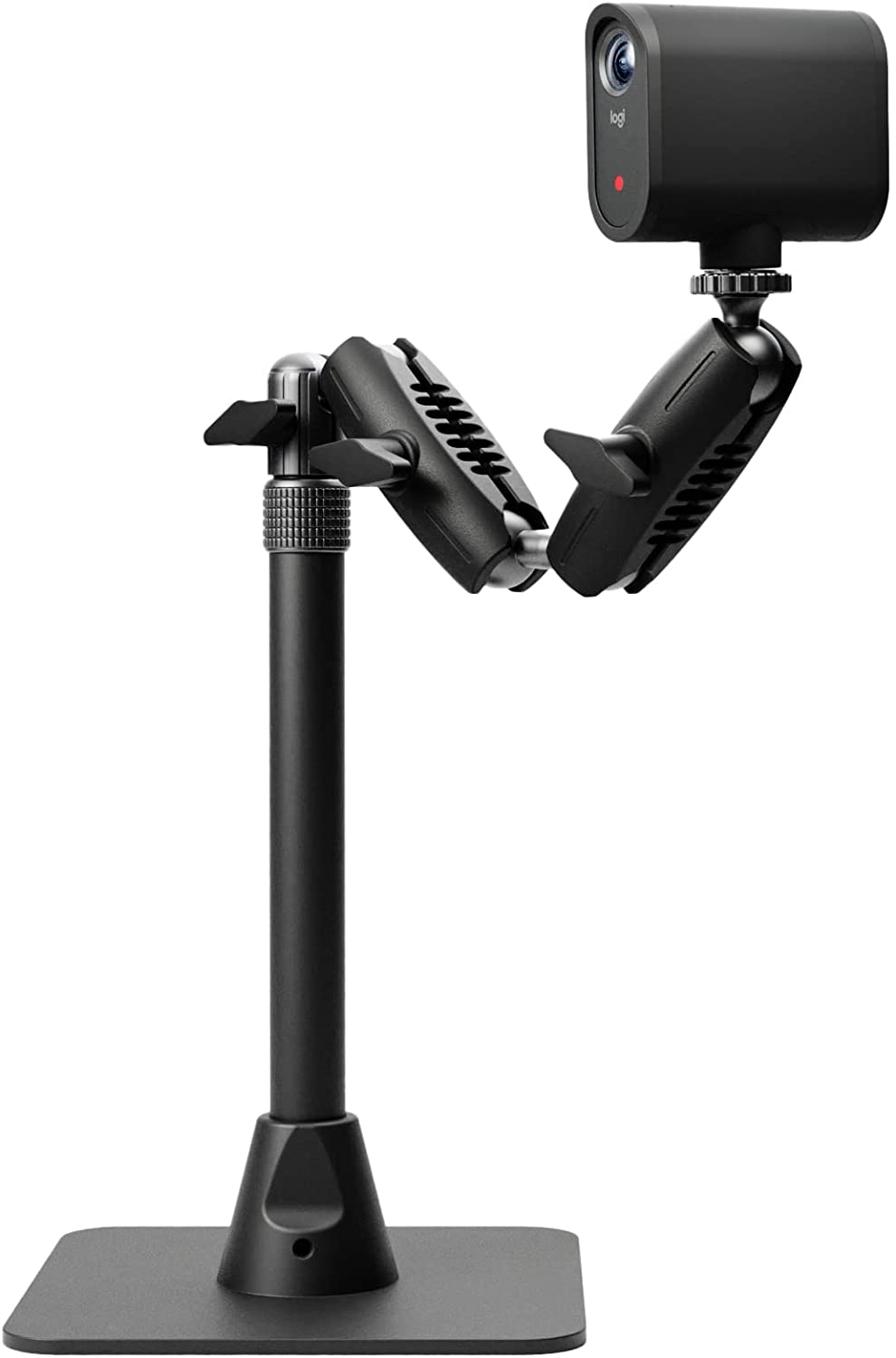 Logitech Mevo Table Stand, Versatile and Stable Stand for Mevo Cameras at a Table or Desk - Black