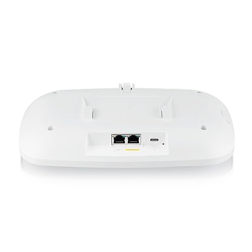 Zyxel BE12300 WiFi 7 Dual-Radio Access Point, 2 x 2.5GbE Ports, Smart Antenna, Manageable via Nebula Web/App, On-Premises Controller, or Device's Local Interface [WBE630S]