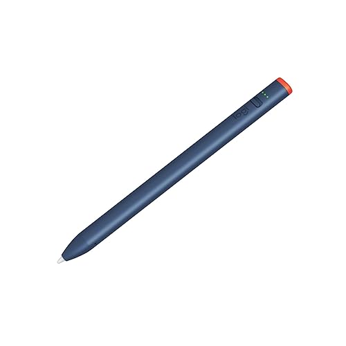 Logitech Crayon Digital Pencil for iPad (iPad Models with USB-C Ports) Featuring Apple Pencil Technology, Anti-roll Design, and Dynamic Smart tip. Blue USB-C