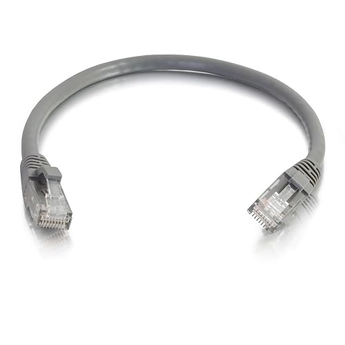 C2G 03966 Cat6 Cable - Snagless Unshielded Ethernet Network Patch Cable, Gray (4 Feet, 1.22 Meters) UTP 4 Feet/ 1.22 Meters Grey