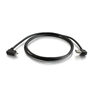 C2g/ cables to go 1m USB 2.0 a to Micro-USB B M/M Right Angle Cabl 3.3 Feet USB Right Angle Male A to Micro Male B