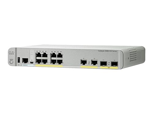 Cisco Canada WS-C3560CX-8PC-S Catalyst 3560CX 8 PT PoE Ip