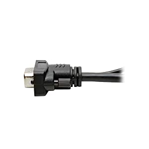 Tripp Lite HDMI to VGA + Audio Adapter Converter Cable Active Low Profile HD15 + 3.5mm M/M 1080p @ 60Hz 6ft 6' (P566-006-VGA-A) 6ft. HDMI to VGA w/ Audio