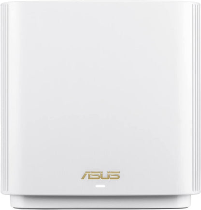 ASUS ZenWiFi XT9 AX7800 Tri-Band WiFi6 Mesh WiFiSystem (1Pack), 802.11ax, up to 2850 sq ft &amp; 4+ Rooms, AiMesh, Lifetime Free Internet Security, Parental Controls, 2.5G WAN Port, UNII 4, White