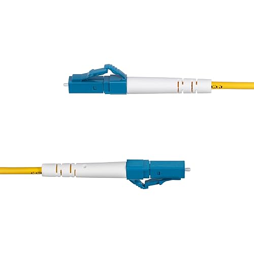 StarTech.com 1m (3.3ft) LC to LC (UPC) OS2 Single Mode Simplex Fiber Optic Cable, 9/125, 40G/100G, LSZH Fiber Jumper Cord