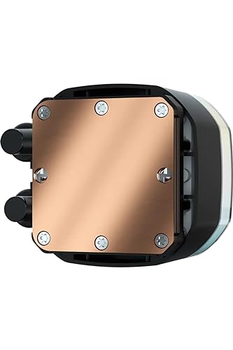 Corsair H55 RGB Liquid CPU Cooler - 120mm AIO - SP120 RGB Elite Fan - Fits Intel LGA 1200/115X/2066, AMD AM4 - Motherboard ARGB Adapter Included - Black