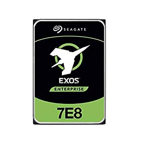 Seagate Exos 7E8 2TB Internal Hard Drive Enterprise HDD – CMR 3.5 Inch 512E SATA 6Gb/s 7200 RPM 256MB Cache for Enterprise, Data Center – Frustration Free Packaging (ST2000NM000A)