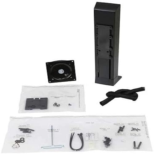 Ergotron – WorkFit Single Monitor Kit, HD – for Monitors Up to 30 inches, 16 to 28 lbs – Add-on for WorkFit-T, WorkFit-TL, WorkFit-TX and WorkFit Corner – Black Matte Black 16-28 lbs