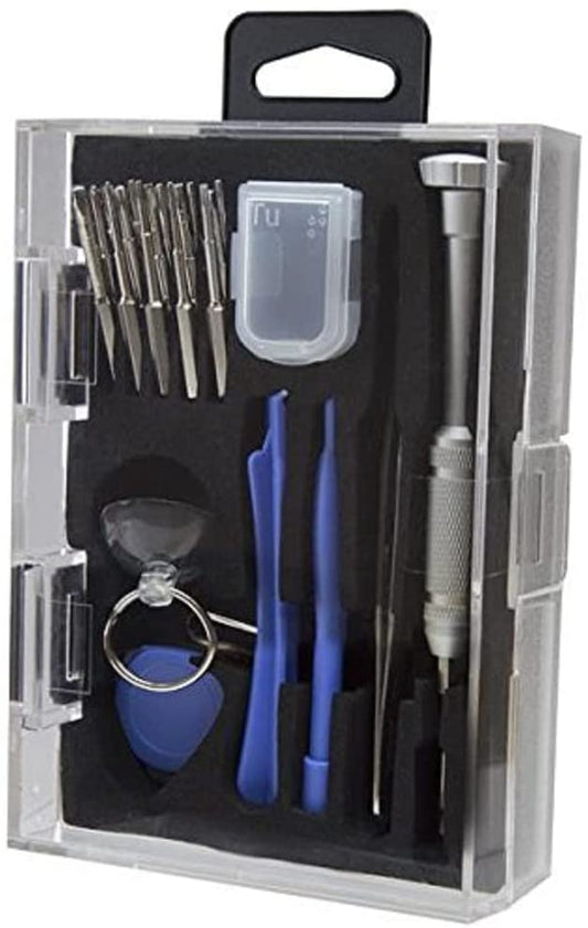 StarTech.com Cell Phone Repair Kit - with Case - Multipurpose - Computer Tool Kit - Electronics Kit - PC Tool Kit (CTKRPR) Laptop Repair Kit 16 Piece