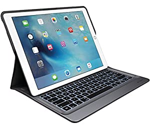 Logitech CREATE Keyboard/Cover Case (Folio) for iPad Pro - Black, Space Gray