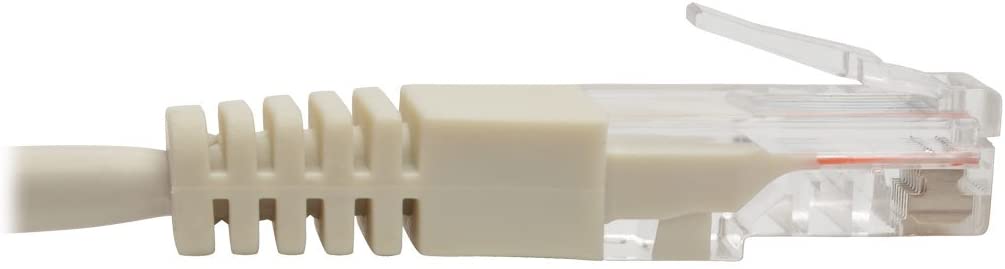 Tripp Lite Cat5e 350MHz Molded Patch Cable (RJ45 M/M) - White, 3-ft.(N002-003-WH) 3 feet White