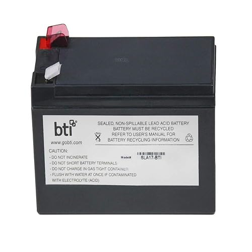 BTI RBC17-SLA17- SEALED LEAD ACID BATTERY FOR APC - 2yr Warranty - BC650-RSX761, BE650BB, BE650BB-CN, BE650G, BE650G1, BE650G1-CN, BE650G1-LM, BE650G-CN, BE650G-LM