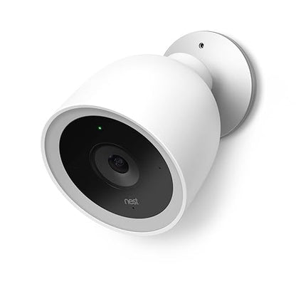 Nest NC4100CA Cam IQ Outdoor Security Mighty Smart Surveillance Camera, White