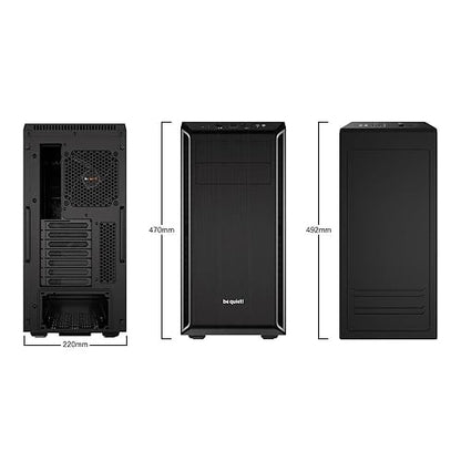 be quiet! BG022 Pure Base 600 Case, Silver