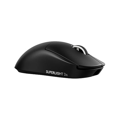Logitech G PRO X Superlight 2c Wireless Gaming Mouse, 51 g pro-Grade Compact Mouse with 5 programmable Buttons, USB-C Charging, 44K DPI Sensor, up to 8 kHz Polling for PC/Mac - Black Black Gen 2 Compact