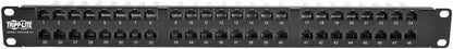 Tripp Lite 48-Port 1U Rack-Mount Cat5 Cat5e Patch Panel, 110, RJ45, Ethernet (N052-048-1U) 48 Port (1U)