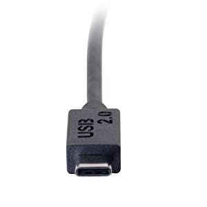 C2g/ cables to go C2G USB Cable, USB 2.0 Cable, USB C to B Cable, Black, 6 Feet (1.82 Meters), Cables to Go 28859 6 Feet Type C Male to B Male