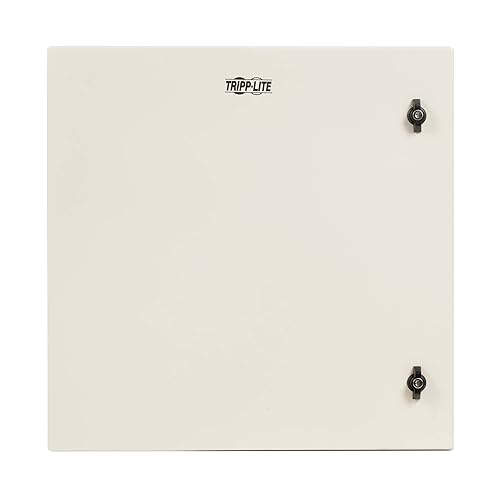 Tripp Lite SmartRack Industrial 12U Wallmount Rack Enclosure with Lock & Keys, 23 inch Depth, NEMA 4 Protection Rating, Heavy-Duty Metal, Mounting Hardware Included, 5-Year Warranty (SRN4G12U)
