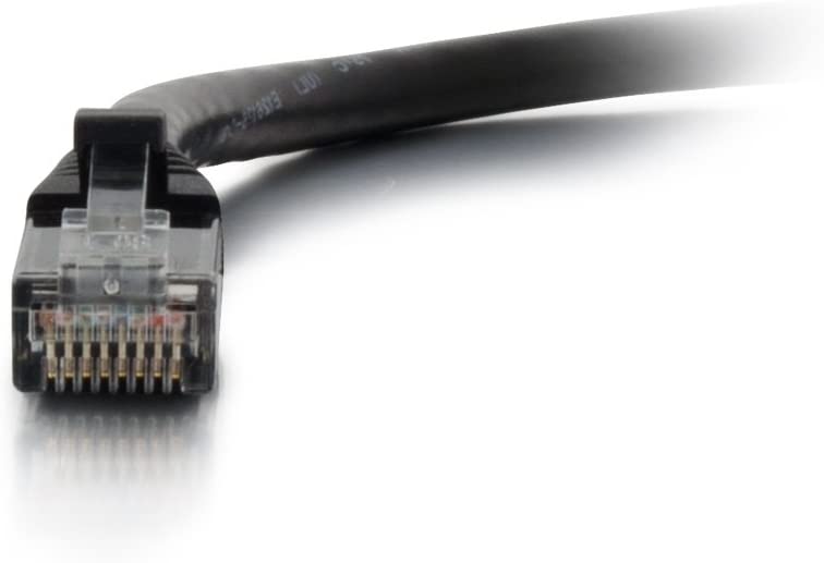 C2G/ Cables To Go 03981 Cat6 Cable - Snagless Unshielded Ethernet Network Patch Cable, Black (2 Feet, 0.60 Meters) UTP 2 Feet/ 0.60 Meters Black