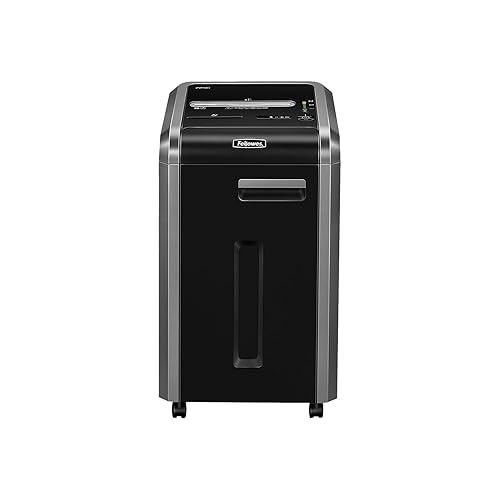 Fellowes Powershred 100% Jam Proof 225Ci 22 Sheet Cross-Cut Paper Shredder (3825001),Black/Gray