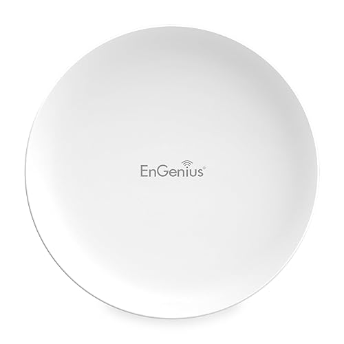 EnGenius Broadband [EOC610] 2x2 802.11ax Outdoor 5GHz Radio, Integrated 19dBi Internal Antenna, Maximum Speed of 1200 Mbps, IP55 Rating for Durability and Support for Two Gigabit Ethernet Ports