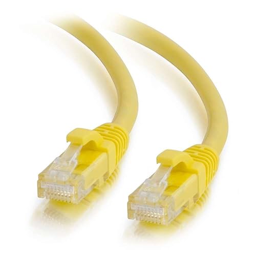 C2G 04008 Cat6 Cable - Snagless Unshielded Ethernet Network Patch Cable, Yellow (4 Feet, 1.22 Meters) UTP 4 Feet/ 1.22 Meters Yellow