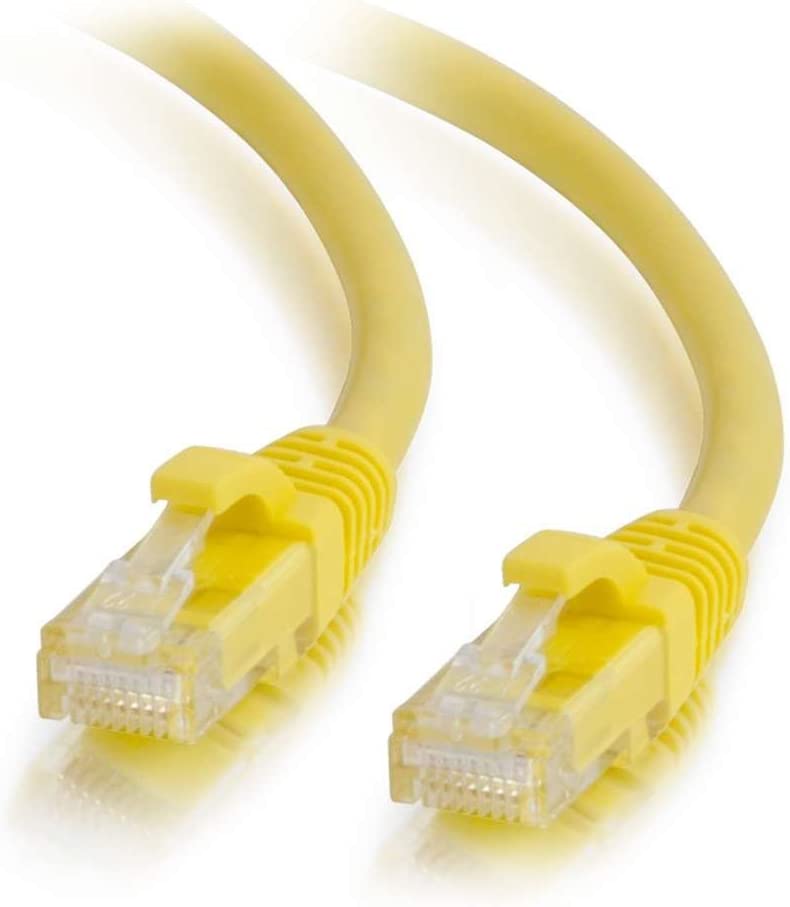 C2g/ cables to go C2G 04009 Cat6 Cable - Snagless Unshielded Ethernet Network Patch Cable, Yellow (6 Feet, 1.82 Meters) 6 Feet/ 1.82 Meters Yellow