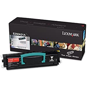 Lexmark E250A21A Toner Cartridge, Black - in Retail Packaging
