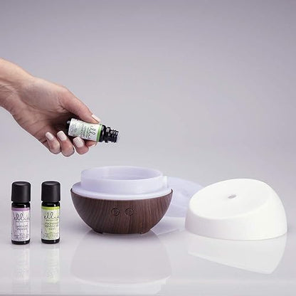 Ellia Essential Oil Set, Single Notes, With Peppermint, Lavender and Lemongrass, 100% Pure, Therapeutic Grade Essential Oil Kit for Diffisuers, 10ml Each, 3-Pack, By Homedics Lavender | Peppermint | Lemongrass