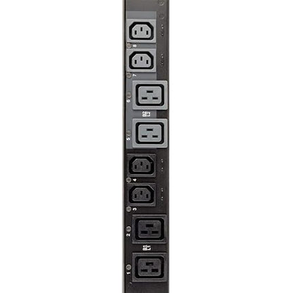 Tripp Lite PDU3XEVSR6G60A 24-Outlets PDU - Switched - IEC 60309 60A Red 3P+N+E - 12 X IEC 60320 C13, 12 X IEC 60320 C19-415 V AC - Network (RJ-45) - 0U - Vertical - Rack Mount - Rack-Mountable - TAA