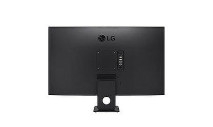 LG 32SR50F-B MyView Smart Monitor 32" FHD (1920x1080) IPS Display, webOS 23, HDR 10, 5Wx2 Speakers, AirPlay 2, Screen Share, Bluetooth, ThinQ App, Remote Control, Black