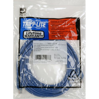 Tripp Lite Cat5e 350MHz Snagless Molded Patch Cable (RJ45 M/M) - Blue, 30-ft.(N001-030-BL)