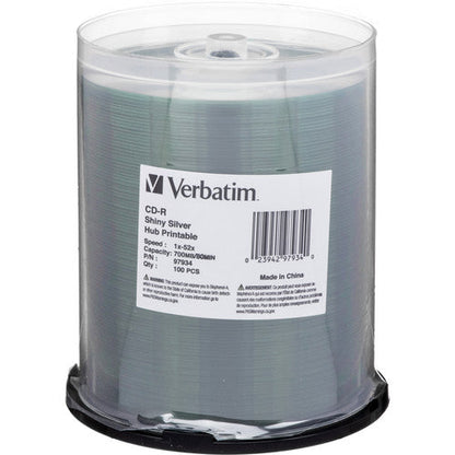 Verbatim CD-R 700MB 52X Shiny Silver Silk Screen P