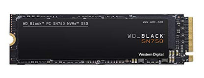 Western Digital WD Black NVME SN750 500 GB M.2 2280-S3-M PCIe Gen3 Internal Solid State Drive (WDS500G3X0C)
