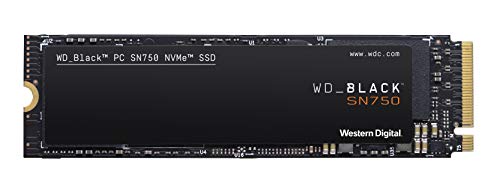 Western Digital WD Black NVME SN750 500 GB M.2 2280-S3-M PCIe Gen3 Internal Solid State Drive (WDS500G3X0C)