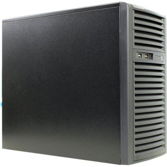 Supermicro Case Cse-731i-404b Mini-tower Pc Computer Case - 2x5.25" External Hdd Drive Bays And 4x 3.5" Internal Hdd Drive Bays 400w