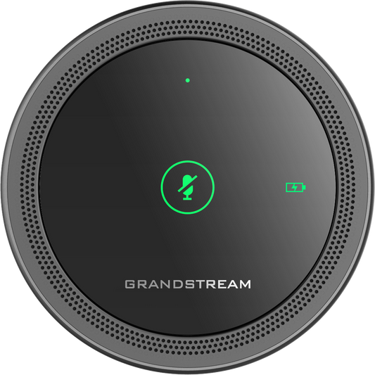 Grandstream GMD1208 Desktop Wireless Expansion Microphone, Bluetooth, 1500mA Li-ion Battery, 8 Omni Microphones, Opus