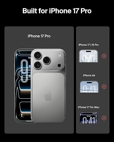 Belkin ScreenForce TemperedGlass Screen Protector for iPhone 17 Pro