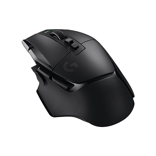 Logitech G502 X Lightspeed Wireless Gaming Mouse - Optical Mouse with LIGHTFORCE Hybrid Optical-Mechanical switches, Hero 25K Gaming Sensor, Compatible with PC - macOS/Windows - Black Black Wireless Non-RGB Mouse