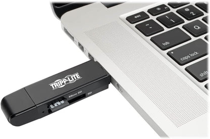 Tripp Lite USB C Memory Card Reader Adapter 2-in-1 USB-A / USB-C USB Type C, USB 3.1 Gen 1 (U452-000-SD-A)