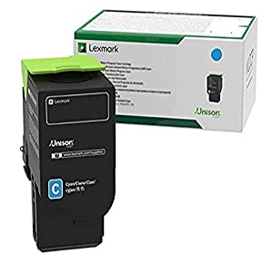 Lexmark C240X20 Cyan Extra High Yield Cartridge Toner, Grey