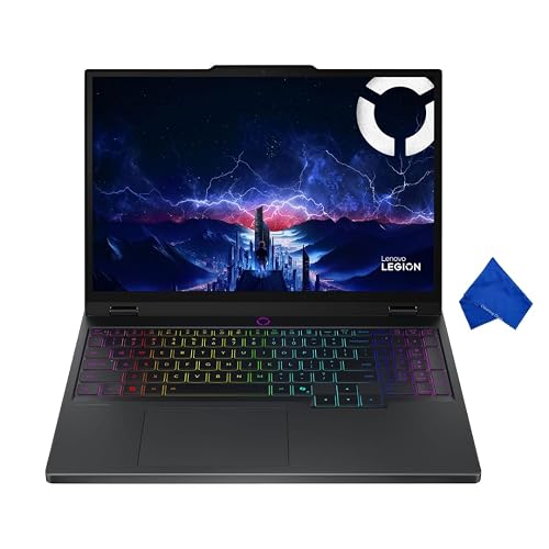 Lenovo Legion 5i 15.1 OLED WQXGA Laptop - Intel Core i7-14700HX, 16GB RAM, 1TB SSD, Windows 11 Home, GeForce RTX 5060 8GB, Latest Model (with Microfiber Cloth) - Eclipse Black (83LY0022CF)